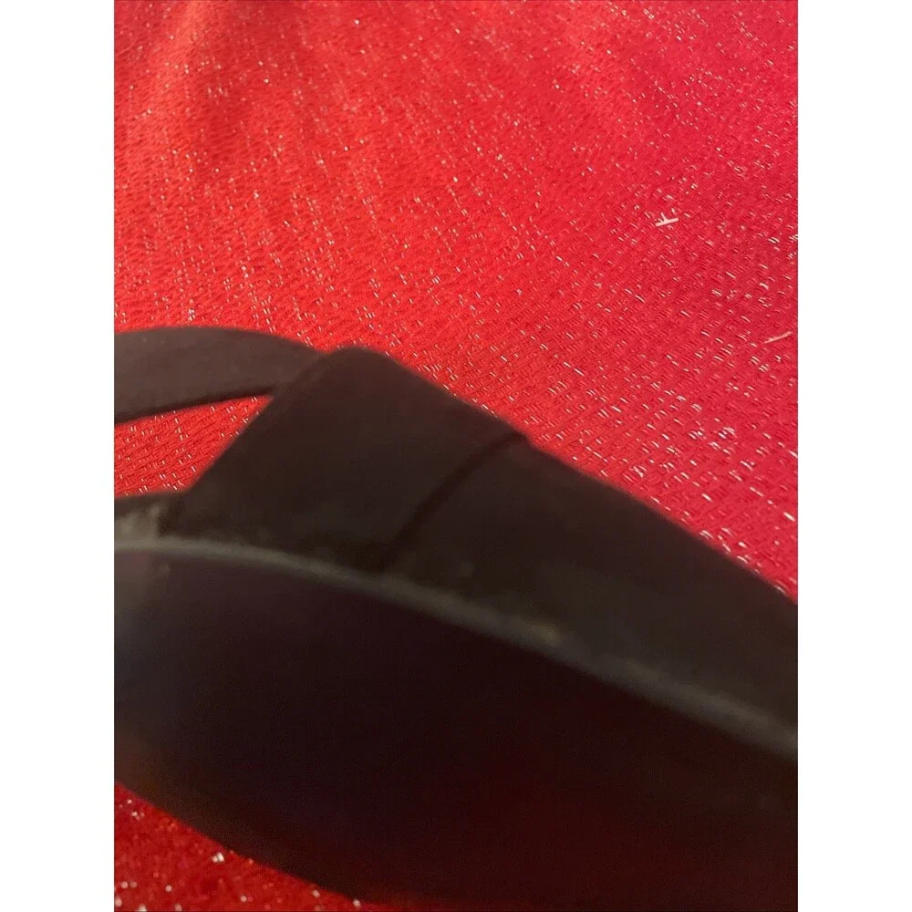 Womens Black Dress Shoes Size 8.5 Flat Slip-ons Suede Pointed Toe